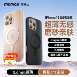 摩米士（MOMAX）【超薄无感】适用苹果16promax手机壳iphone16PROMAX保护套磁吸壳超薄Magsafe充电防摔镜头简约