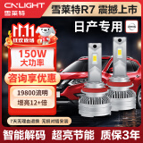 雪莱特（Cnlight）150W日产专用LED大灯新天籁奇骏逍客经典轩逸骐达蓝鸟远光近光灯