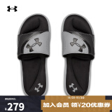 安德玛（UNDERARMOUR）Ignite 6男子软底运动休闲拖鞋男鞋3022711 黑色002 40