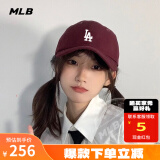 美职棒（MLB）旗舰官网男女帽子运动休闲鸭舌帽情侣遮阳帽软顶棒球帽 cp66/77 洛杉矶道奇队/酒红色/77 F