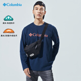Columbia哥伦比亚长袖T恤男春秋卫衣防紫外线针织打底衫PM1421 464 L