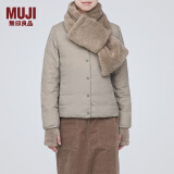 无印良品（MUJI） 聚酯纤维 抓绒 便携围巾 围脖 DD0ILA3A 深咖啡棕色 20*100cm