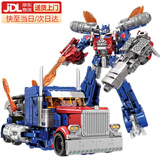 趣望擎天之柱合金玩具儿童男孩变形汽车机器人金刚模型手办儿童节礼物 擎天战士【合金版】-20厘米