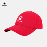 KELME/卡尔美运动休闲鸭舌帽棒球帽新款运动时尚帽子男女8101MZ5007 红色 均码