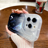 秒扬 简约渐变色适用苹果手机壳iPhone新款加厚气囊硅胶防摔软壳全包保护镜头高级感