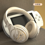 深海之声头戴式蓝牙耳机无线双耳ANC+ENC降噪耳机游戏音乐双模式运动跑步长续航 白色高配版（ANC+ENC降噪）