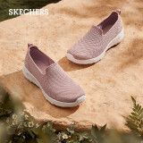 斯凯奇（SKECHERS）女鞋春懒人一脚蹬健步鞋减震舒适轻便休闲运动鞋124187情人节礼物