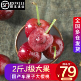 同城果鲜（tongchengguoxian）国产车厘子大樱桃 新鲜大果 孕妇时令生鲜水果 1000g J 26-28mm 脆甜多汁