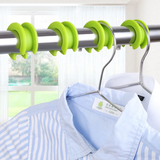 宾客防风挂钩阳台固定晾衣防风钩晾衣杆防滑卡扣户外晒衣硅胶防风圈 绿色 硅胶防风圈（8只装）