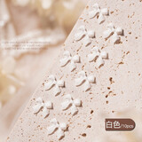 薇林日系美甲金属铆钉指甲油胶饰品网红蝴蝶结镂空混合钻饰品 白色蝴蝶结 10颗