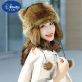 迪士尼（Disney）小浣熊帽子女款2025秋冬男儿童猫耳帽可爱保暖护耳毛茸茸甄选 成人款帽围13岁以上适用 （ 60-65帽围） 帽子均码