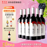 贺兰红赤霞珠干红葡萄酒宁夏贺兰山东麓产区750ml*6聚餐送礼宴会自饮