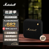 MARSHALL（马歇尔）WILLEN 音箱便携式蓝牙无线家用户外防尘防水小音响 黑金色