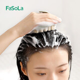 FaSoLa日式长柄洗澡刷搓后背刷背部强力去污搓澡巾软毛刷子沐浴刷洗浴刷 按摩洗头刷