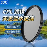JJC CPL 偏振镜 偏光镜 适用于佳能尼康索尼富士微单反相机 偏光滤镜 削弱强反光 超薄镜框多膜 46mm