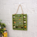 可狄ins风复古墙上装饰创意墙面挂饰品挂墙网红店铺房间民宿挂件壁挂家居墙壁日历表绿色挂历(无痕钉备忘