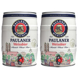 保拉纳（Paulaner）好日期德国进口保拉纳柏龙啤酒桶装5L拜仁慕尼黑限量版小麦白啤 【白桶】26年5月到期 5L 2桶