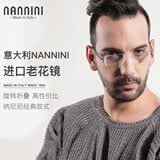 纳尼尼（NANNINI）意大利进口老花镜男女折叠高清老花镜超轻老光眼镜CP1 灰色 200度（55岁~59岁）