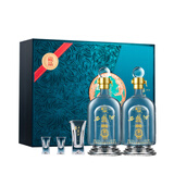 西凤白酒礼盒 西凤酒醇香藏品 52度凤香型白酒 500ml*2瓶  配酒具