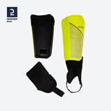 迪卡侬（DECATHLON）儿童足球护腿板青少年护具KIOJ 【进阶款+护踝】黄色 L(170~190cm）