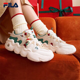 斐乐帕尼尼圣诞款FILA PANINI XMAS女鞋运动鞋男鞋篮球鞋情侣老爹鞋 雪白/百合白-SL【女款】 38.5