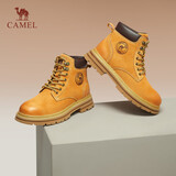 骆驼（CAMEL）【山泽】大黄靴男时尚马丁靴男休闲工装靴 L14W307636 土黄 42