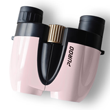 PUROO小型双筒望远镜高倍高清反保罗演唱会专用儿童便携式话剧院观穹 粉色【配手机架】 10x25