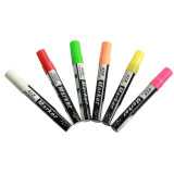 AUCS led荧光板专用笔 黑板荧光笔荧光板笔彩色方头 6色/6支装