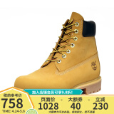 TimberlandTimberland添柏岚经典6寸男女同款大黄靴环保户外防水真皮 10061W-小麦色 39