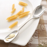 LIFEEYES 304不锈钢十二生肖创意长柄饭勺子可爱儿童小号汤勺学生餐勺套装 【蛇】1支勺