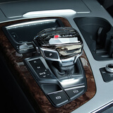 适用奥迪水晶档把A4L/A5/A6L/A7/Q5L/Q7/AQ8改装挡把头排挡头盖 19-25年款A6L/A7S-line标