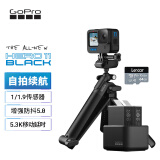 GoPro HERO11 Black运动相机 防抖防水相机 户外潜水滑雪照相机 自拍续航【三向2.0+Enduro双充+64G卡】