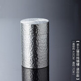 容山堂茗趣锡罐纯锡茶叶罐手工金属普洱茶储存罐密封罐便携小号旅行茶具 手工锤目纯锡罐-迷你款 20克