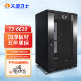 大唐卫士 T3-6620网络服务器机柜19英寸标准加厚1米高600宽600深网络设备机柜监控交换机弱电机柜