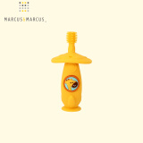 MARCUS&MARCUS 马库狮斯全硅胶360度牙刷宝宝口腔清洁器纯硅胶刷毛一体成型 黄色长颈鹿
