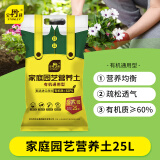 史丹利营养土25L大包装花土养花通用型家用土壤盆栽专用种植土