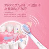 Sakykids/舒客宝贝 儿童智护声波电动牙刷B32s 软毛护龈3-15岁儿童适用 酷酷蓝-酷酷虎(标配2刷头+1护齿牙膏)