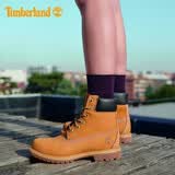 添柏岚（Timberland）踢不烂大黄靴女户外休闲牛皮经典马丁靴 10361 小麦色 5/35.5