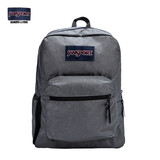 JANSPORT杰斯伯书包轻便双肩包男女旅行包简约背包电脑包学生校园 47LX81D深灰色-侧袋+隔层