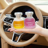 车侦探车载香薰淡香型座式汽车香水车内摆件补充液车上中控台装饰品 【桂花+薰衣草】两瓶装