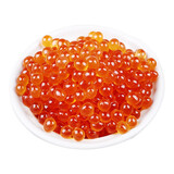 冰天凍地鲑鱼子酱三文鱼籽鲑鱼籽玻璃瓶装即食鱼籽净重45g