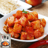 盛源来萝卜块泡菜韩式韩国酸辣萝卜干萝卜条朝鲜族萝卜泡菜 萝卜块350g*1袋