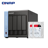 威联通（QNAP）TS-464C 宇宙魔方 四核心处理器网络存储服务器内置双M.2插槽NAS（含希捷酷狼4T*2）