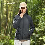 探拓（TECTOP）户外轻薄羽绒服修身保暖羽绒外套 2347234YR 女款经典黑XL