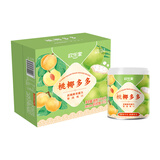 欢乐家黄桃椰果罐头200g*9罐 新鲜水果罐头 零食甜点 水果礼盒送礼