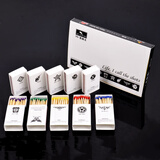 敬平火柴 时尚艺术创意 火柴老式安全火柴一次性家用火柴户外野营火柴 白色life艺术【50盒】