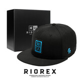 力嘶（RIOREX）帽子男平檐街头潮牌欧美风嘻哈帽平沿帽低调大头围hiphop帽 黑色 60cm（59-61cm）