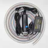 启年纯铜电机大功率抽柴油泵水泵电动小型油抽子抽油器机抽油神器 220V泵+5米管