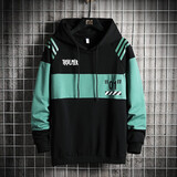 菲尼东爵（FNAADOOG） 卫衣男春秋季新款潮日系男连帽青少年学生卫衣百搭外套衣服男 黑色 L