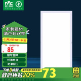 雷士照明（NVC）led集成吊顶厨卫平板灯厨房卫生间格栅灯嵌入式 32w珍珠白300*600